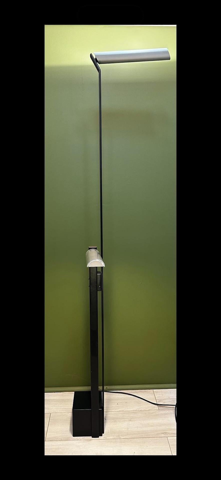 Mid-century Metal Floor Lamp by Sabine Charoy, 1980s For Sale 1
