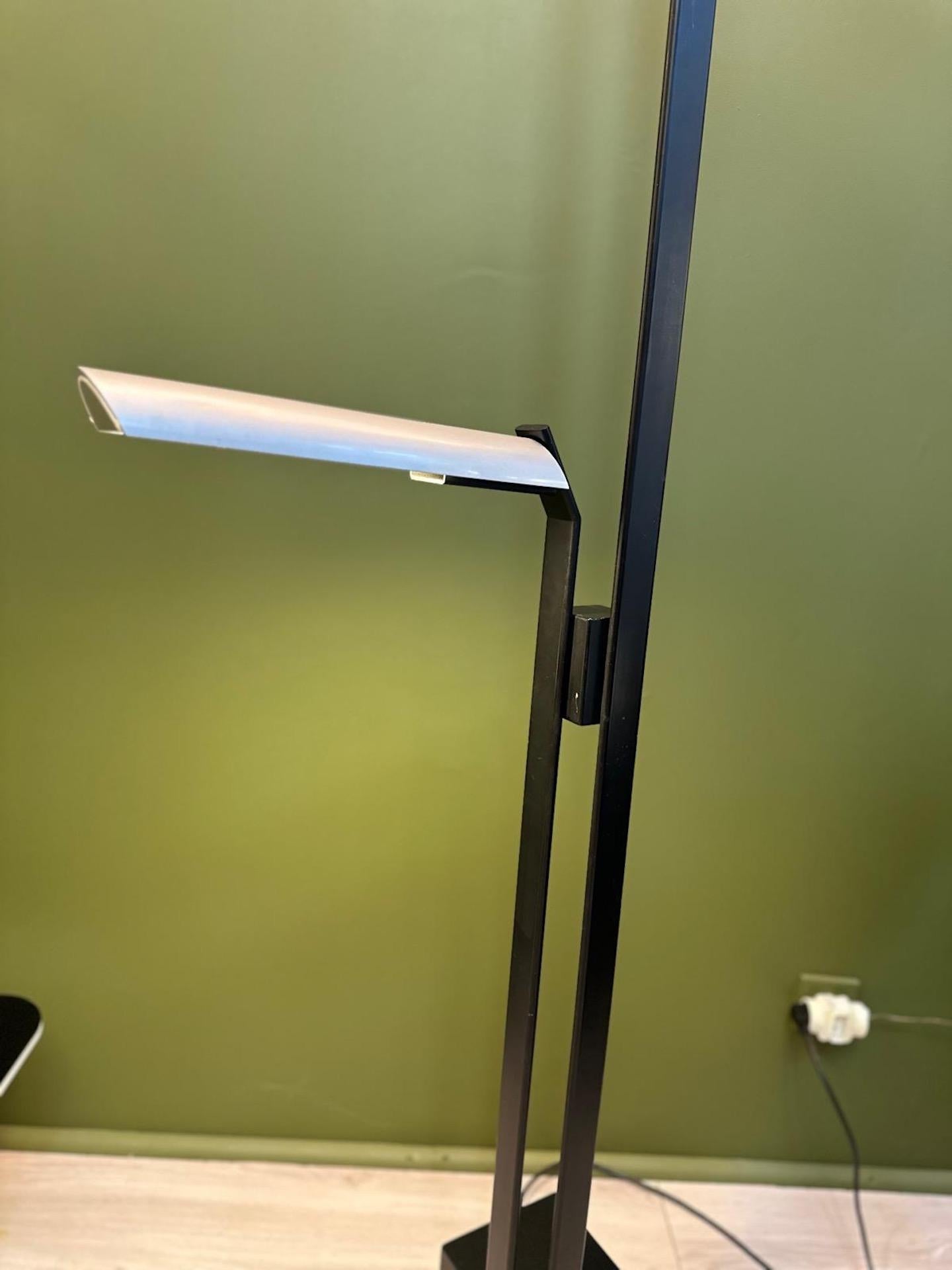 Mid-century Metal Floor Lamp by Sabine Charoy, 1980s For Sale 3