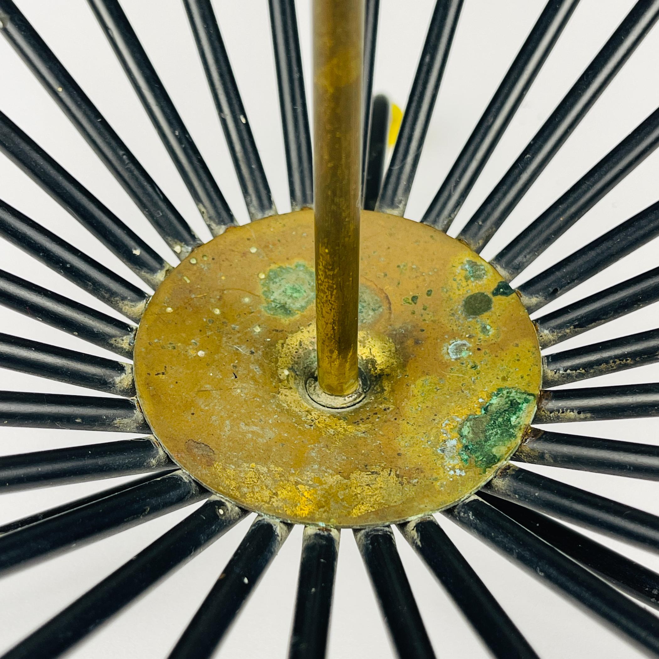20th Century Mid-century metal fruit vase, Italy 1960s For Sale