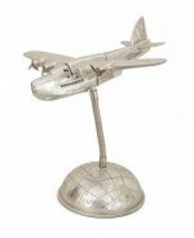Mid-Century Modern Mid-Century Metal Model Airplane For Sale