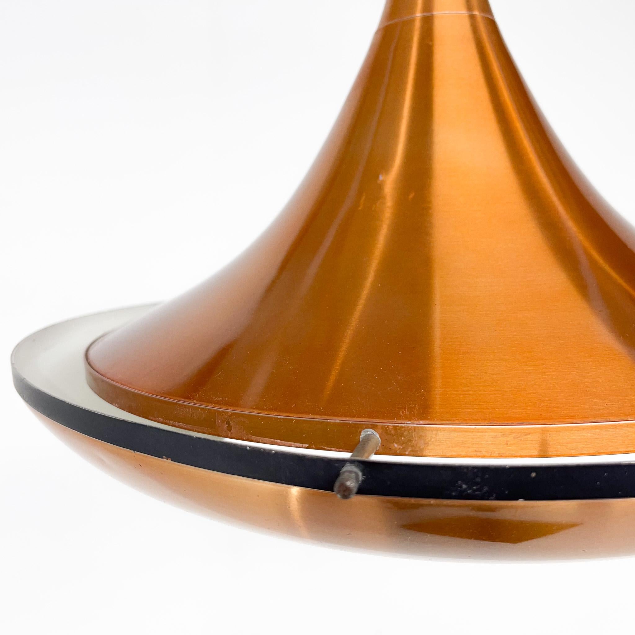 Midcentury Metal Pendant Light, Germany 2