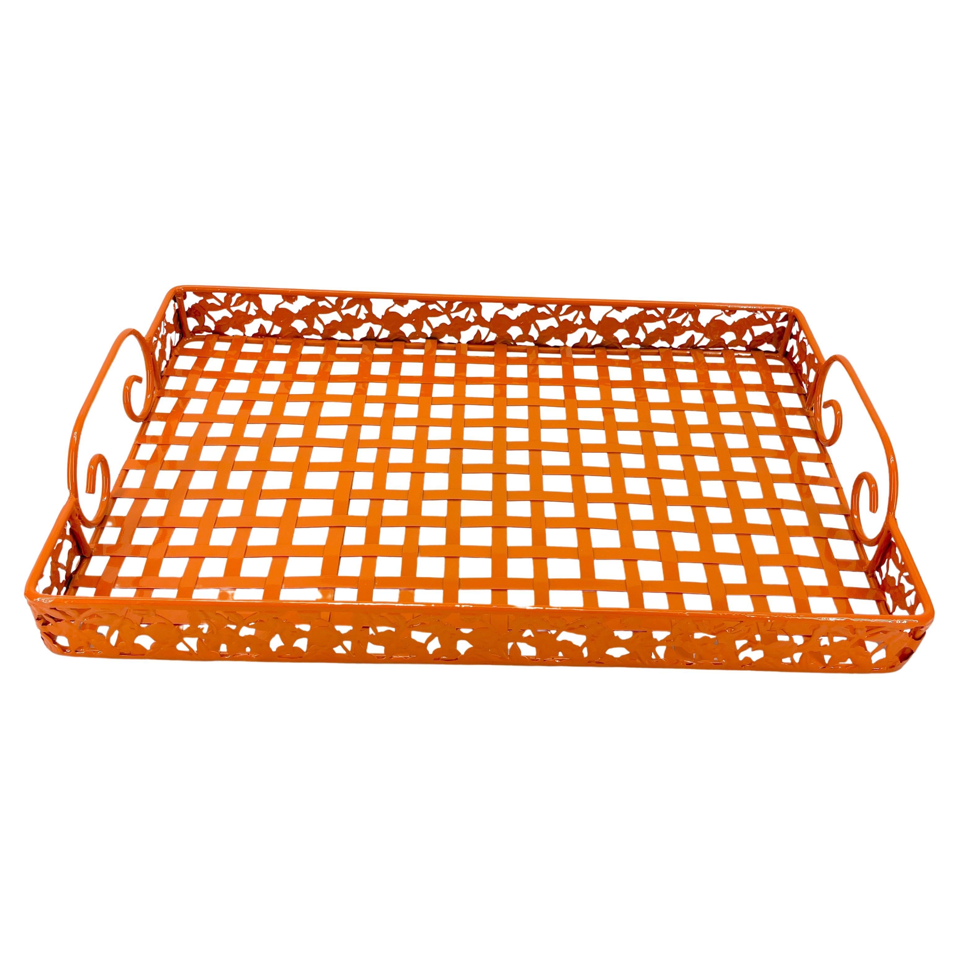 hermes orange tray