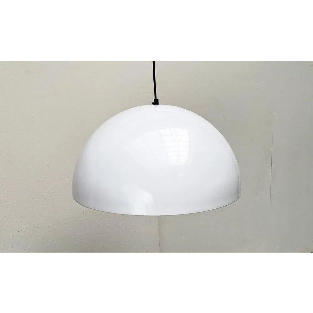 Lampada a sospensione Sonora in metallo di metà secolo di Vico Magistretti per Oluce, anni '70 in vendita 4
