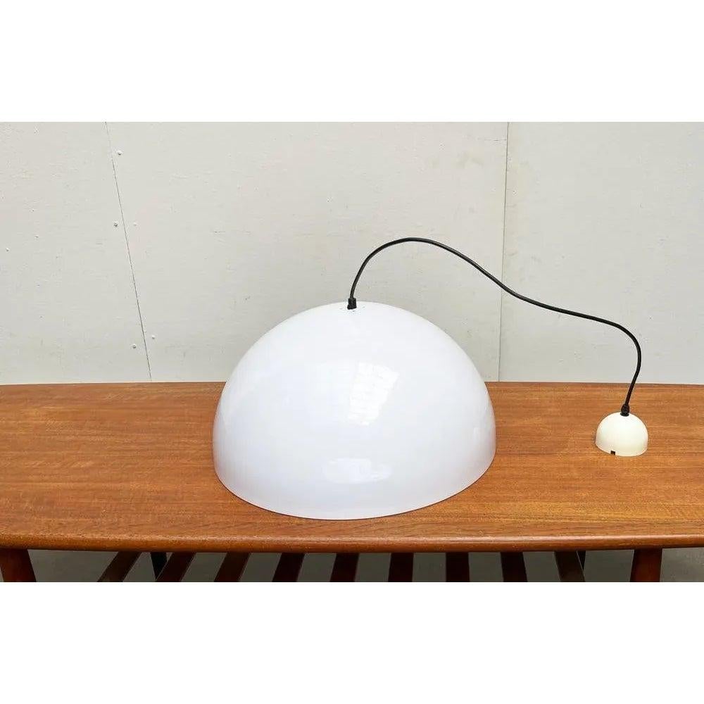 Lampada a sospensione Sonora in metallo di metà secolo di Vico Magistretti per Oluce, anni '70 in vendita 5