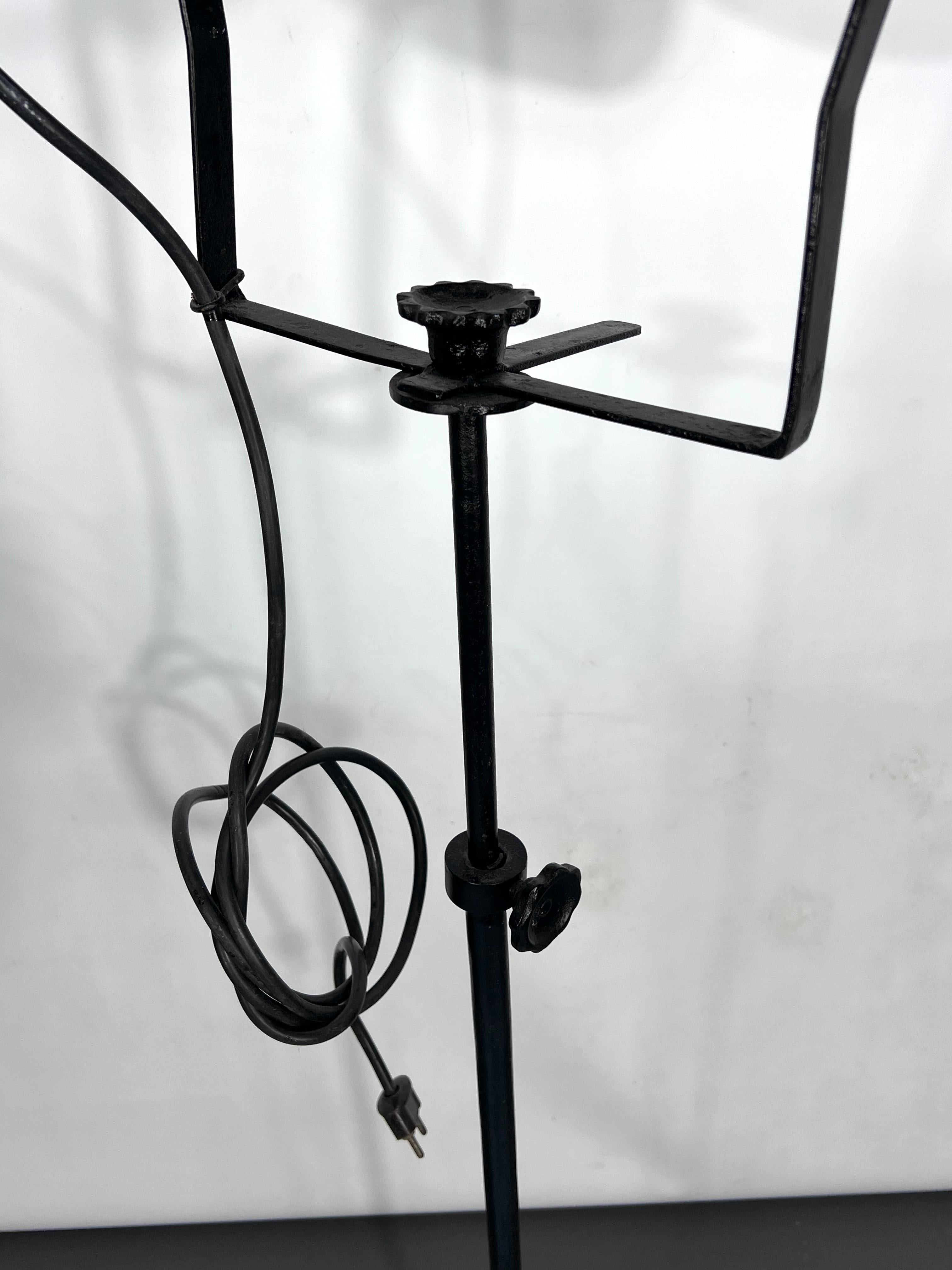 Mid-Century Metal Studio Photographer Lamp, Italy 1940s For Sale 4