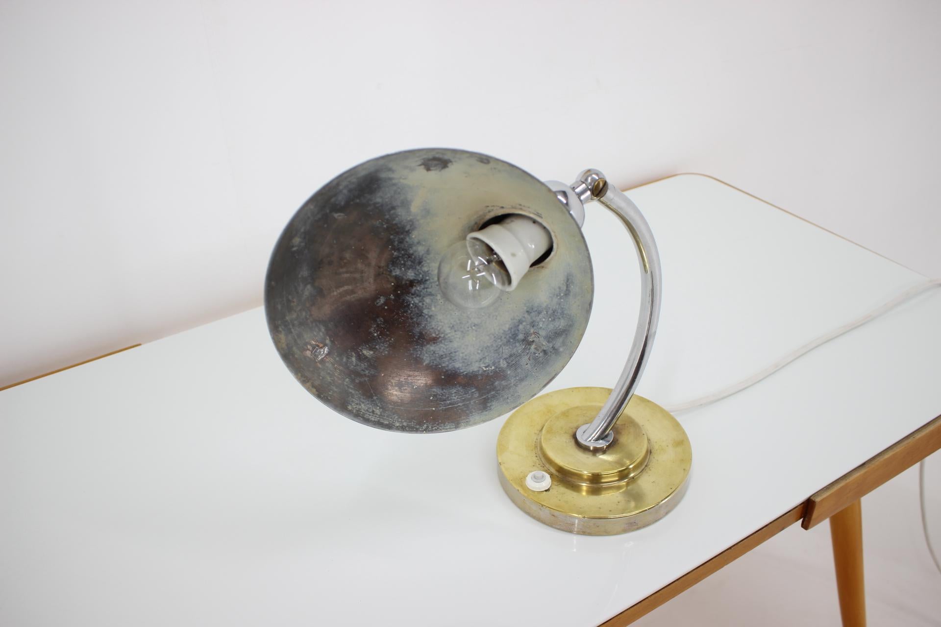 Mid-20th Century Midcentury Metal Table Lamp, 1950s