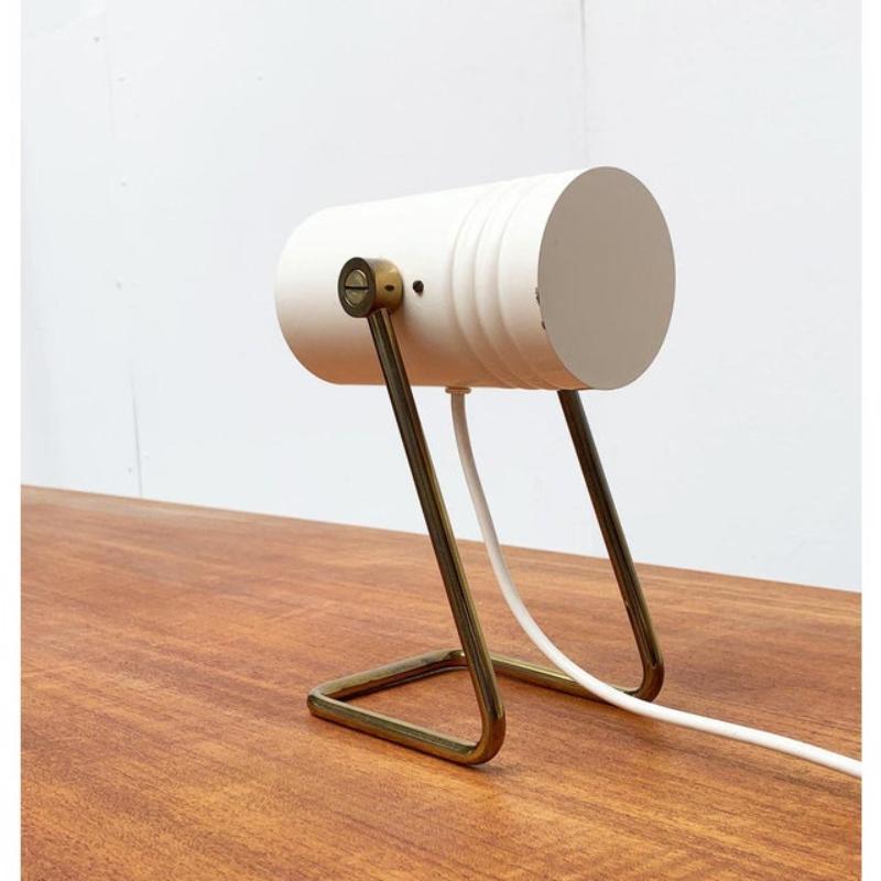 Lampe à poser en métal du milieu du siècle en vente 4