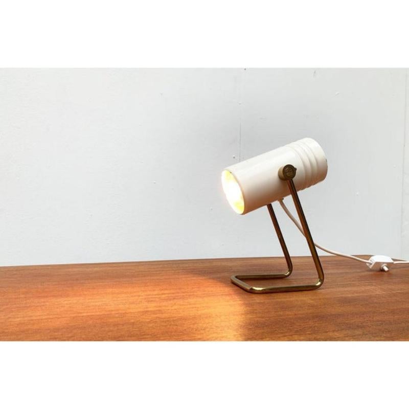 Lampe à poser en métal du milieu du siècle en vente 6