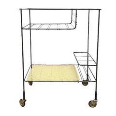 Mid-Century Metal Trolley, 1950s