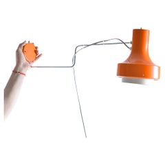 Lampe murale en métal du milieu du siècle par Josef Hurka, Napako, années 1960