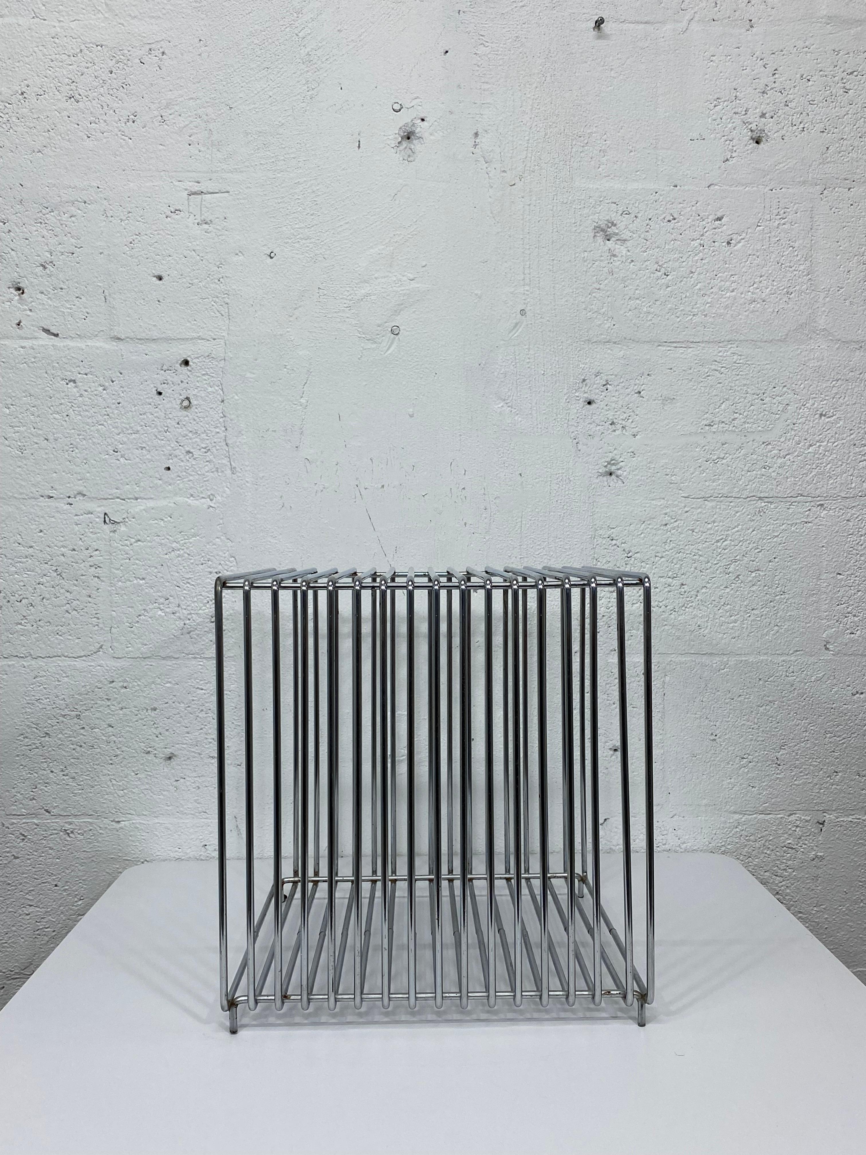 metal wire nightstand