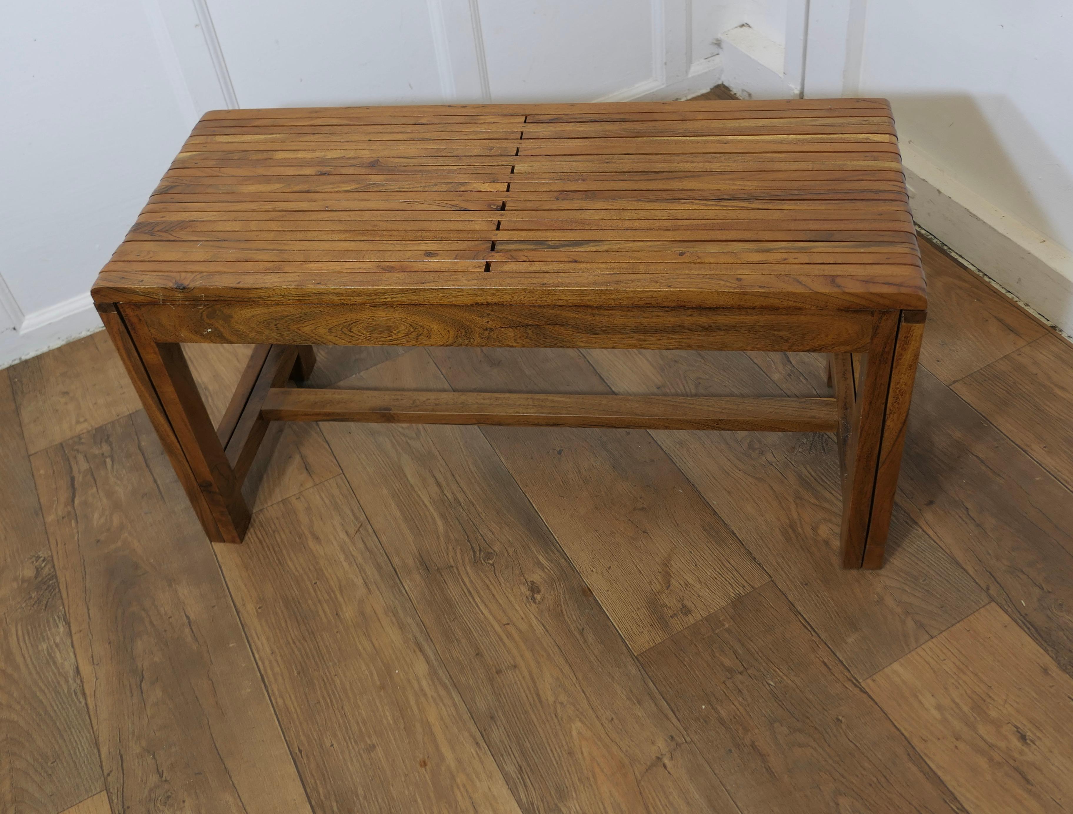 Mid Century Metamorphic Extending Teak Luggage Rack, Coffee Table In Good Condition In Godshill, Isle of Wight