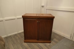 Midcentury Metamorphic Rolling Bar Cabinet, Cocktail Bar
