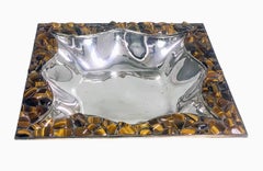 Piatto centrotavola di metà secolo messicano Los Castillo lavorato a mano