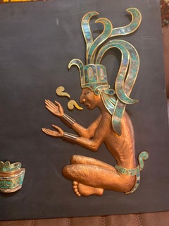 Mid-Century Mexican Los Castillo Mayan Wall Panel