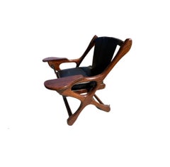 Mid-Century Mexican Modern Don Shoemaker Senal SA Sling Swinger Chairs Set of 4