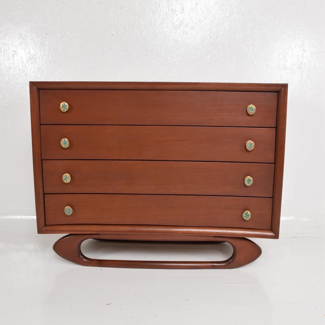 Midcentury Mexican Modernist Chest of Drawers Dresser Frank Kyle Pepe Mendoza 1