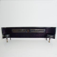 Midcentury Mexican Modernist King Size Headboard with Nightstands Frank Kyle