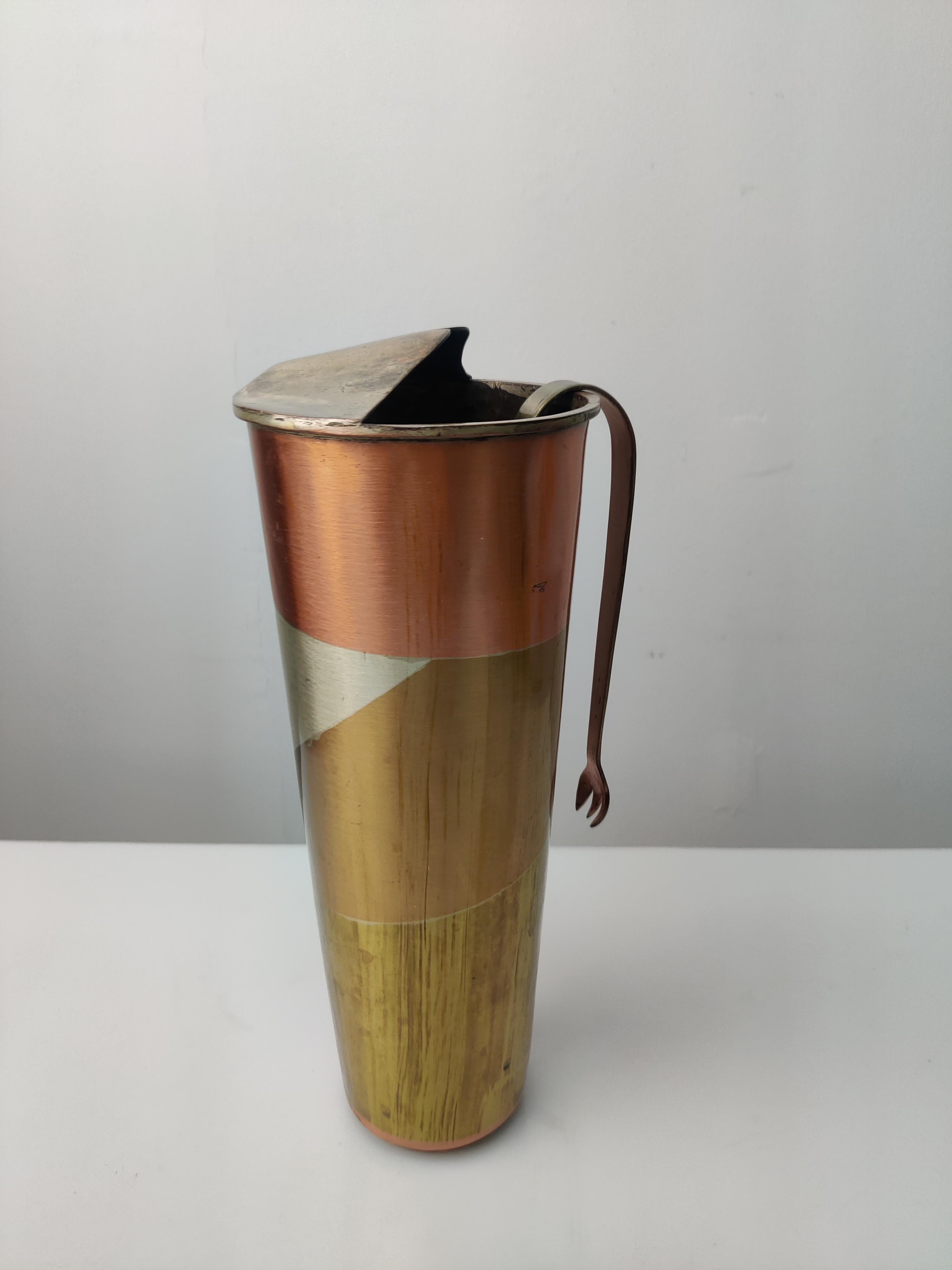 Mid Century Mexican Pitcher by Metales Casados 4