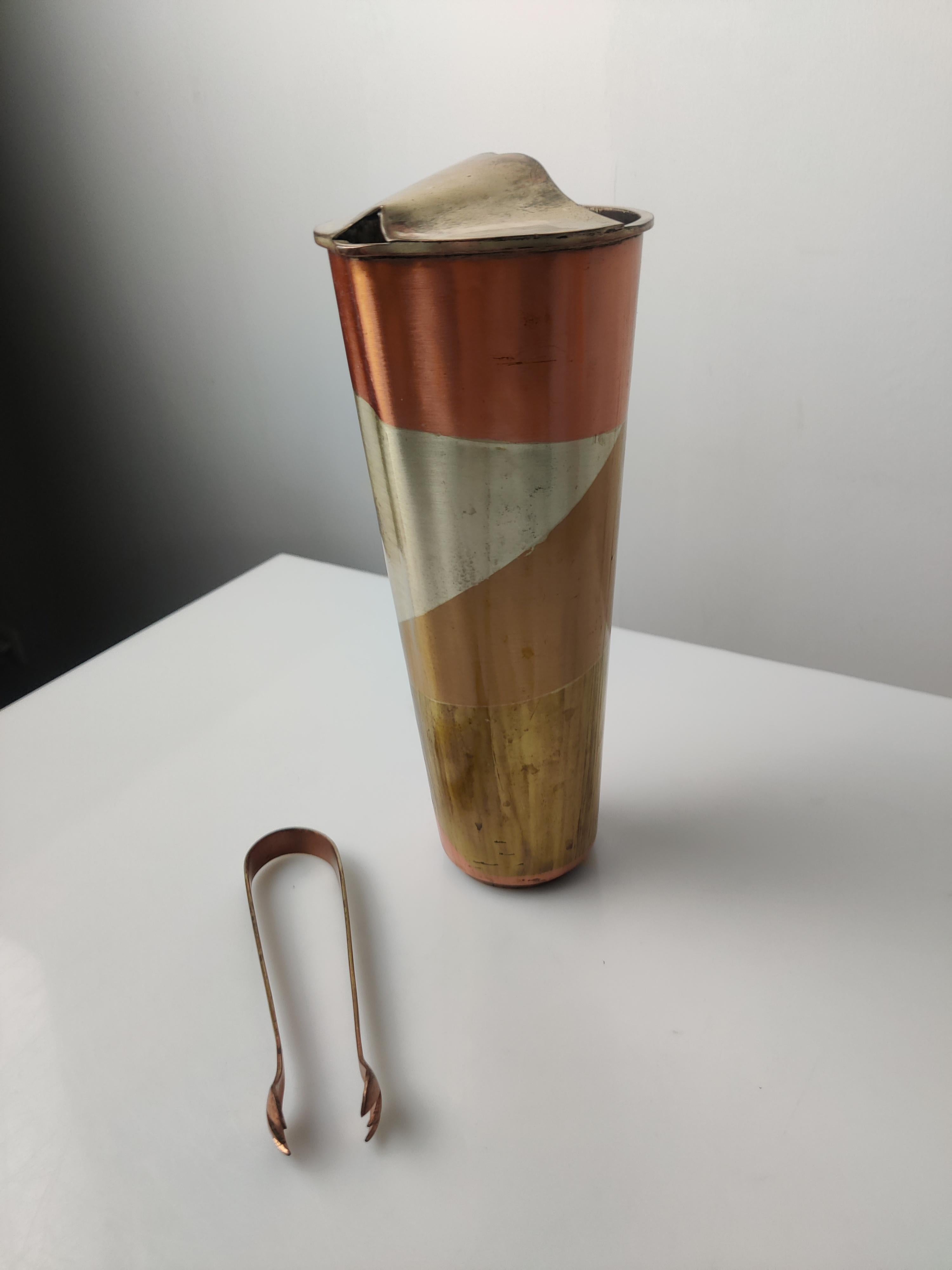 Mid Century Mexican Pitcher by Metales Casados 5