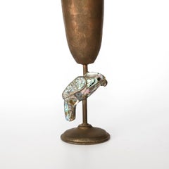 Mexikanische versilberte Tasse aus der Mitte des Jahrhunderts