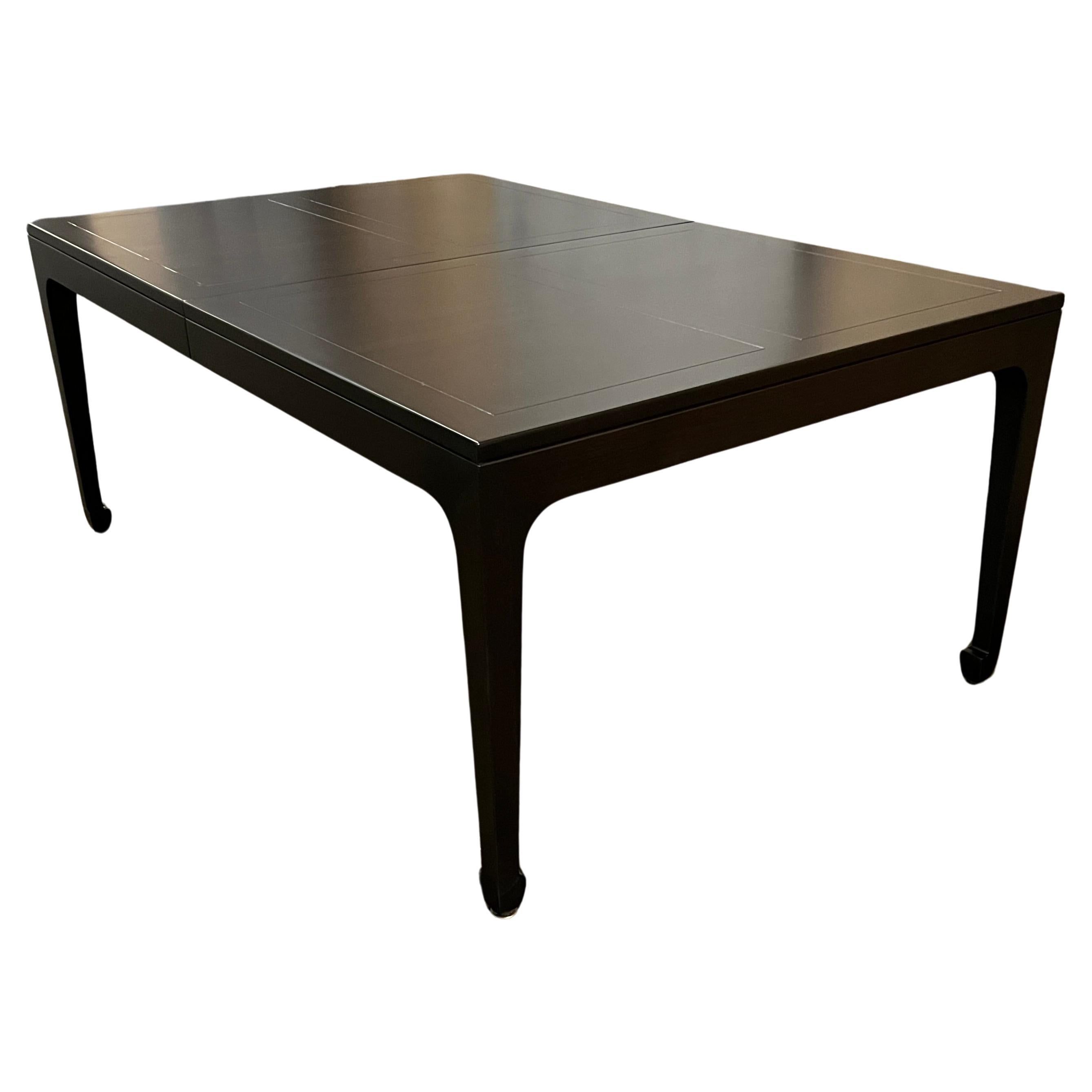 Mid-Century Michael Taylor For Baker Extension Dining Table Far East Collection