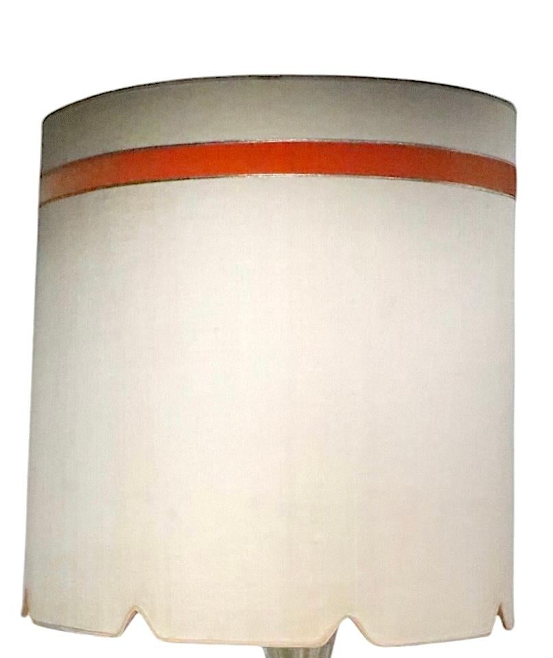 Murano-Tischlampe aus der Mitte des Jahrhunderts von Barovier Y Toso, hergestellt in Italien, 1950er Jahre im Angebot 8