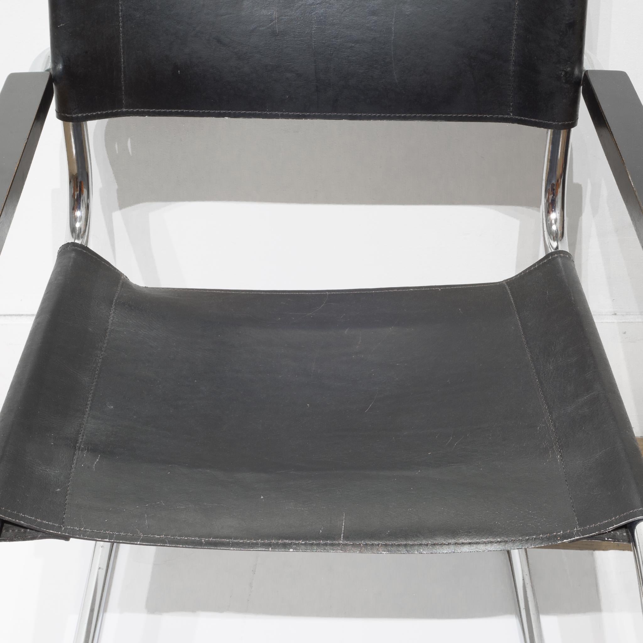 Midcentury Mies van der Rohe MR Armchair, circa 1970s 1