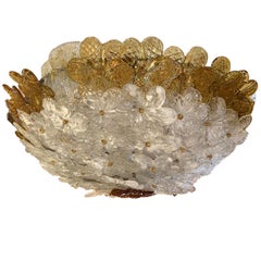 Midcentury Mille Fiori Light Fixture