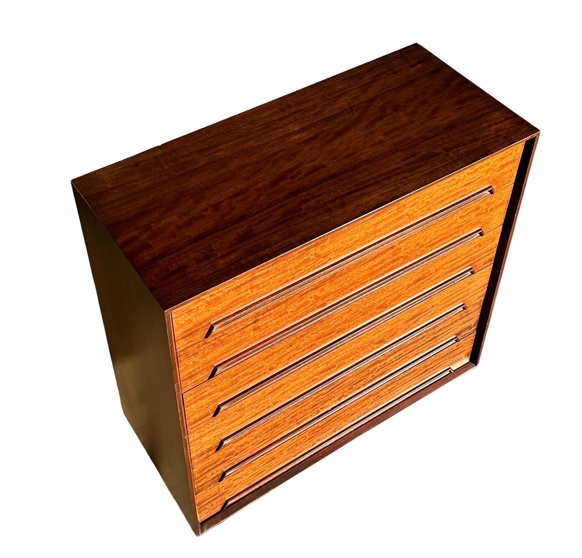 Walnut Mid Century Milo Baughman “Perspective” Dresser for Drexel