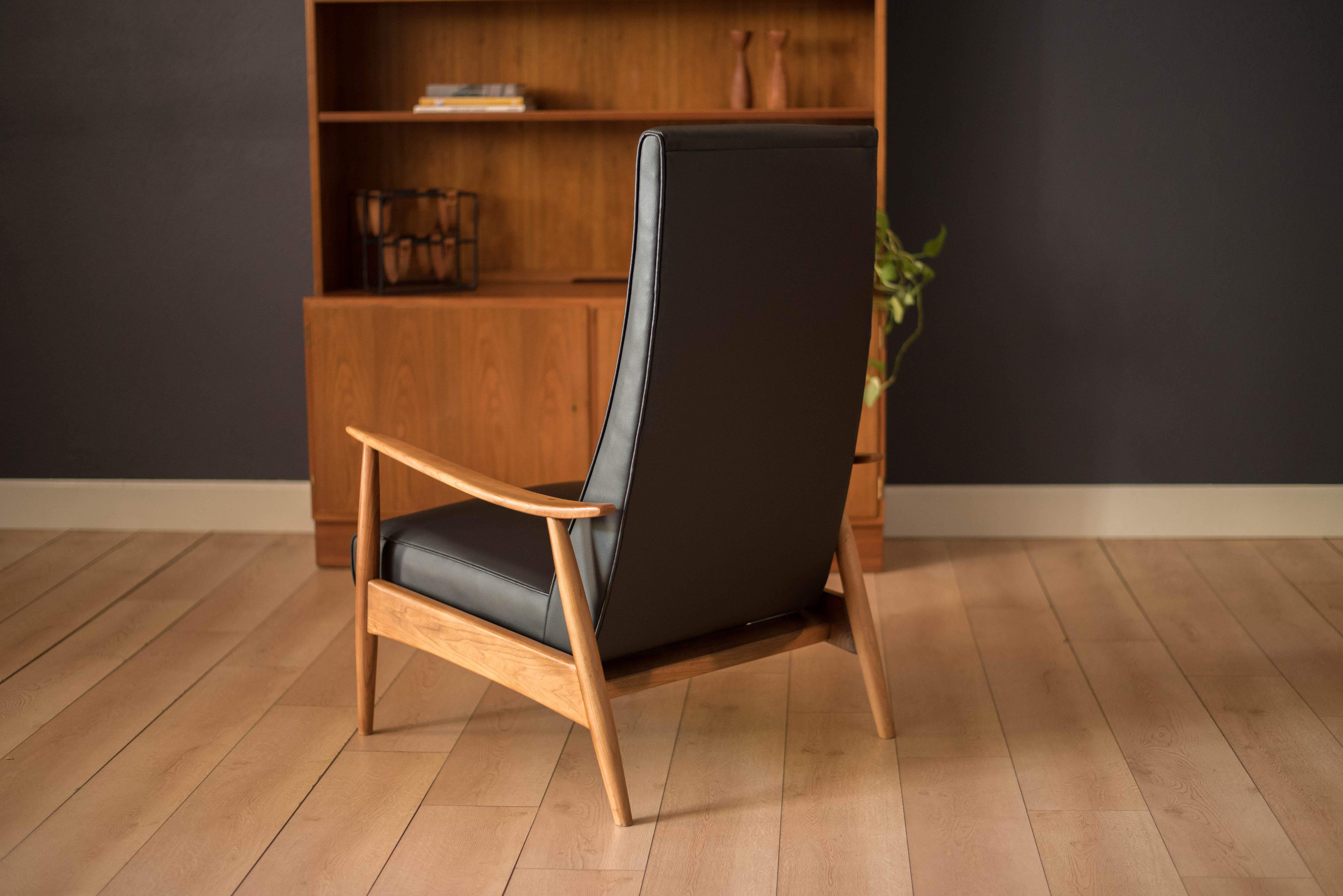 Mid Century Milo Baughman Recliner Lounge Chair 5