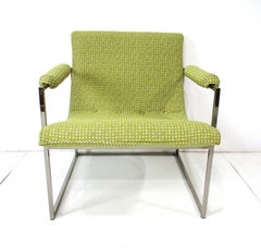 Milo Baughman Scoop Lounge Chair di metà secolo per Thayer Coggin (B)