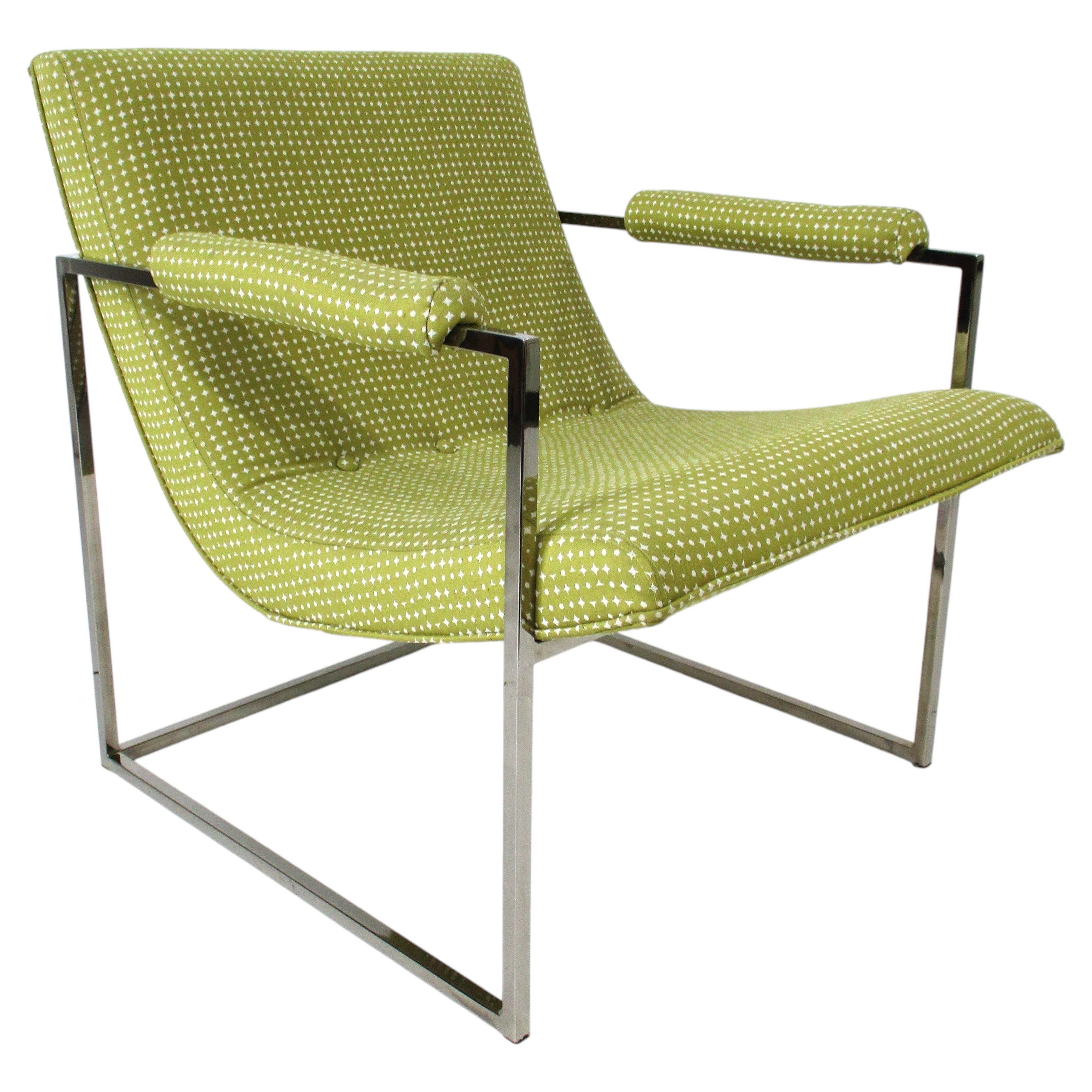 Milo Baughman Scoop Lounge Chair du milieu du siècle dernier pour Thayer Coggin (B)