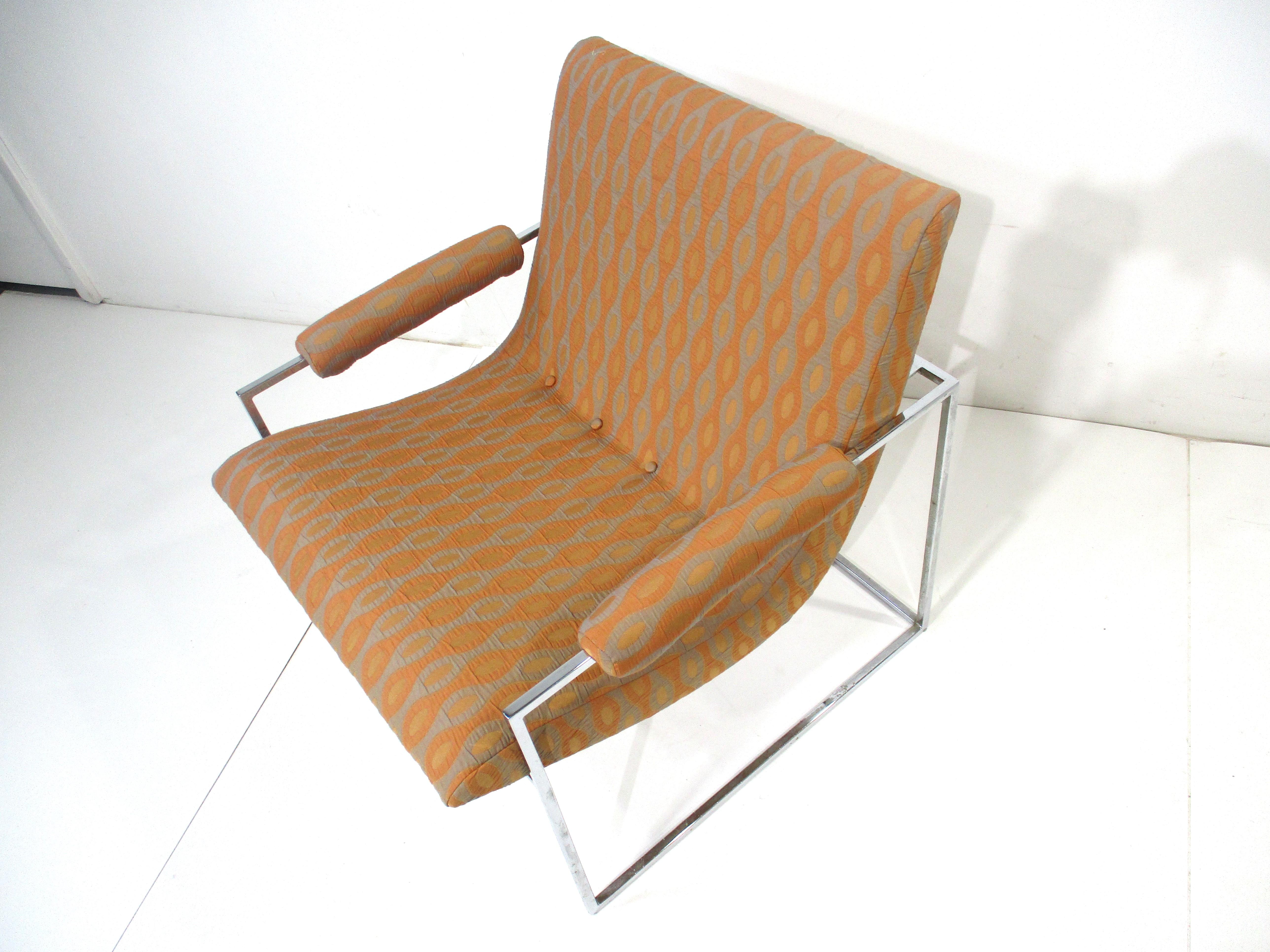 Mid Century Milo Baughman Scoop Lounge Chair for Thayer Coggin  For Sale 3