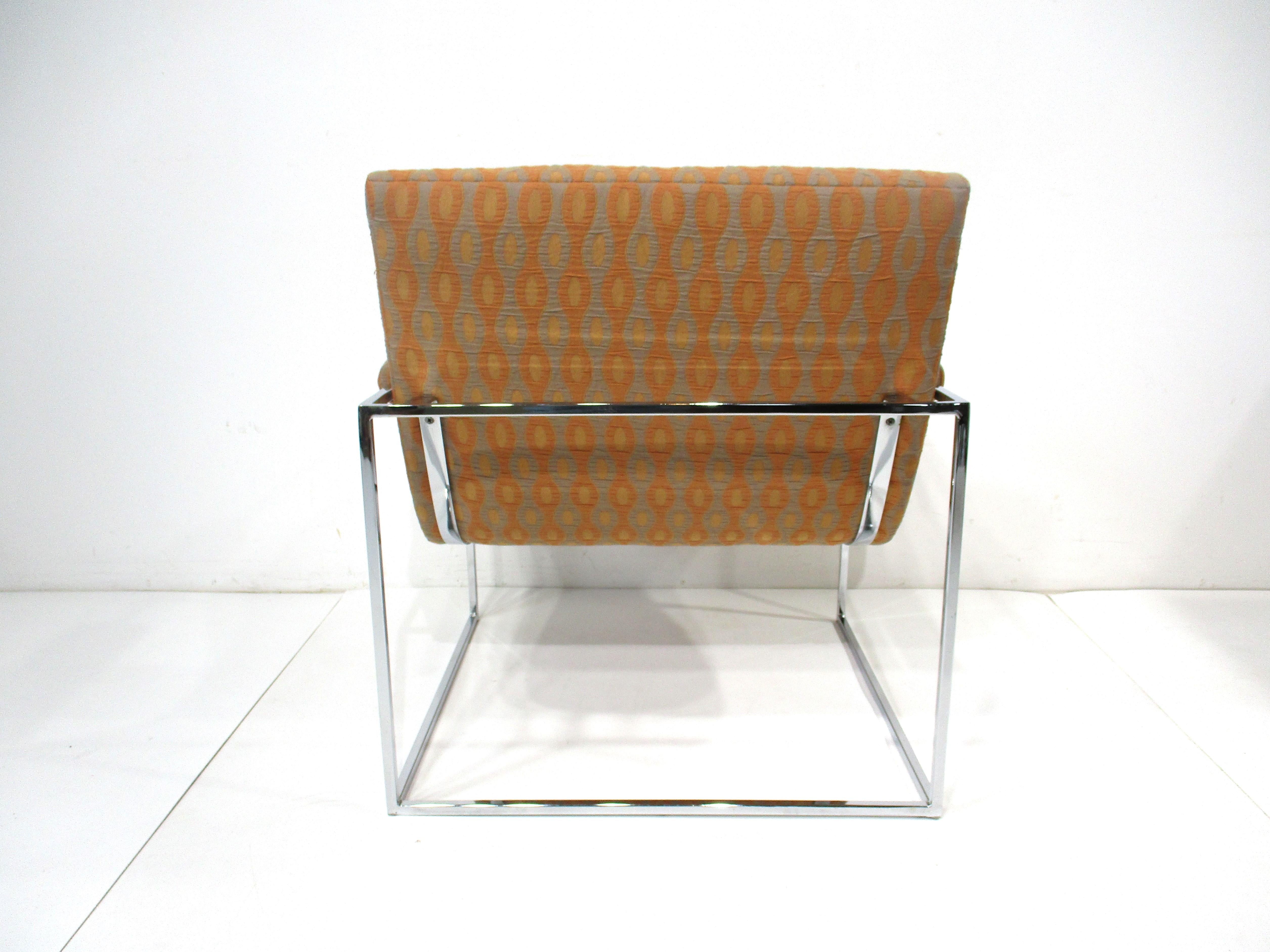American Mid Century Milo Baughman Scoop Lounge Chair for Thayer Coggin  For Sale