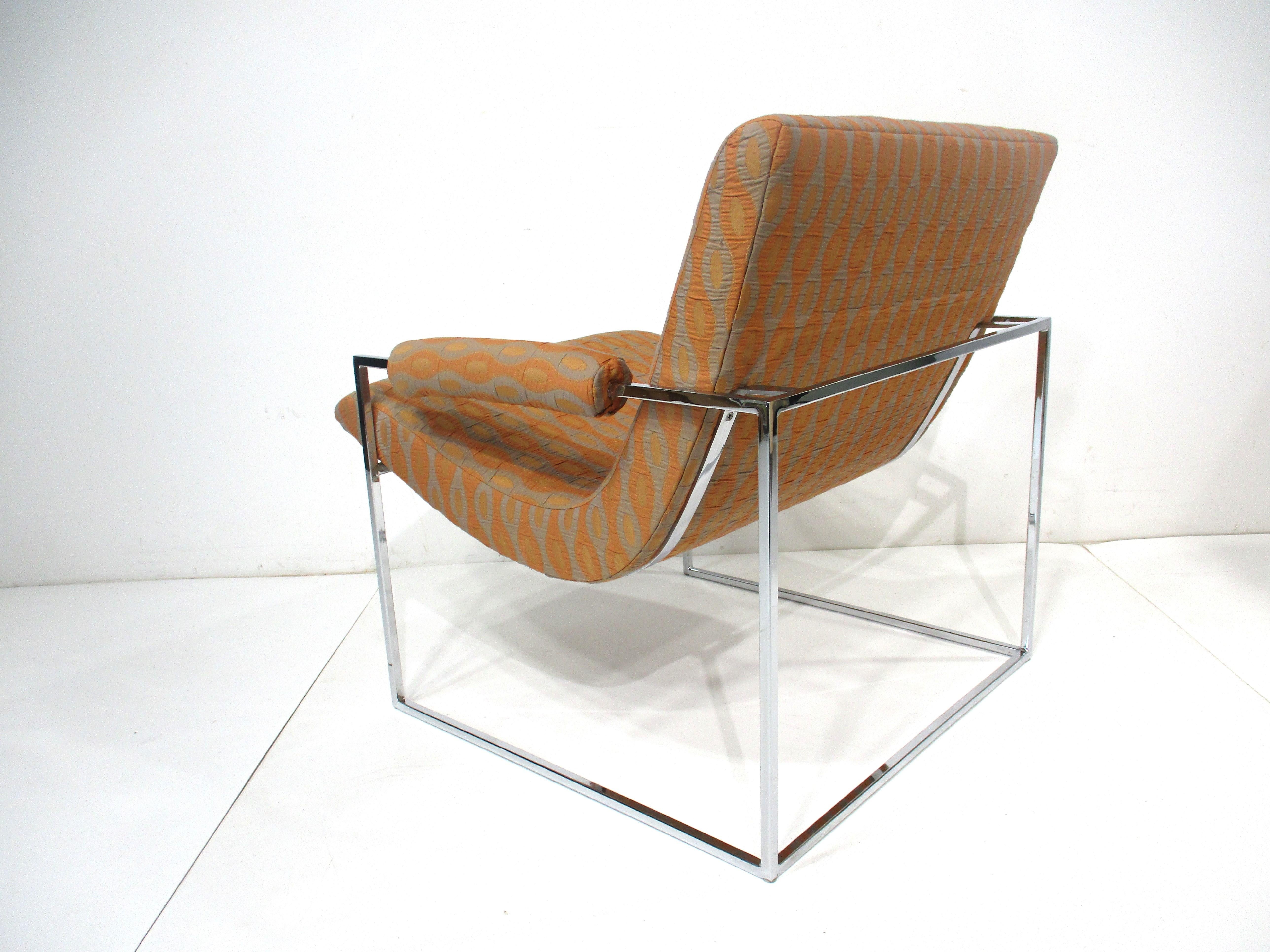 Mid Century Milo Baughman Scoop Lounge Chair for Thayer Coggin  In Good Condition For Sale In Cincinnati, OH