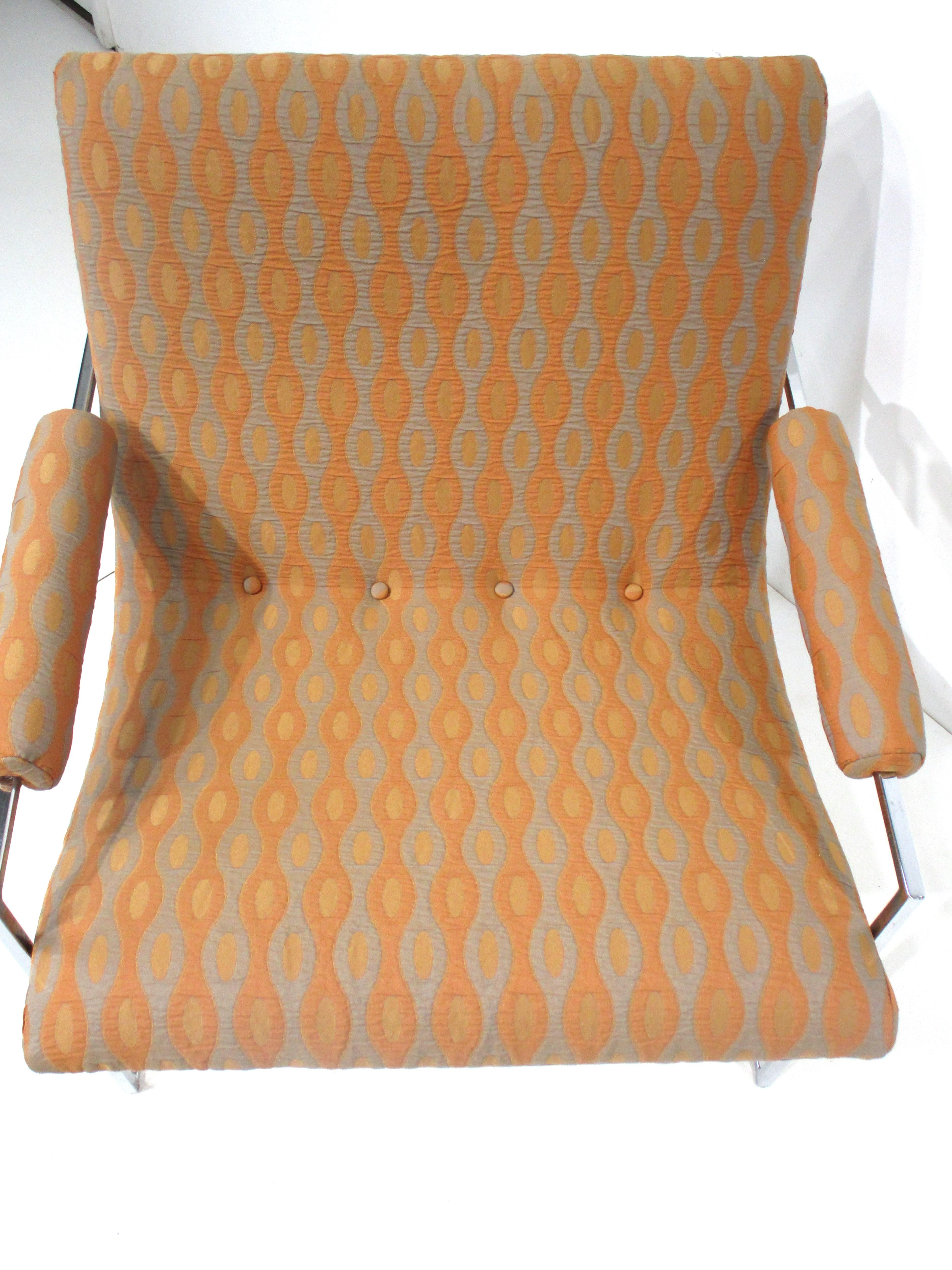 20th Century Mid Century Milo Baughman Scoop Lounge Chair for Thayer Coggin  For Sale