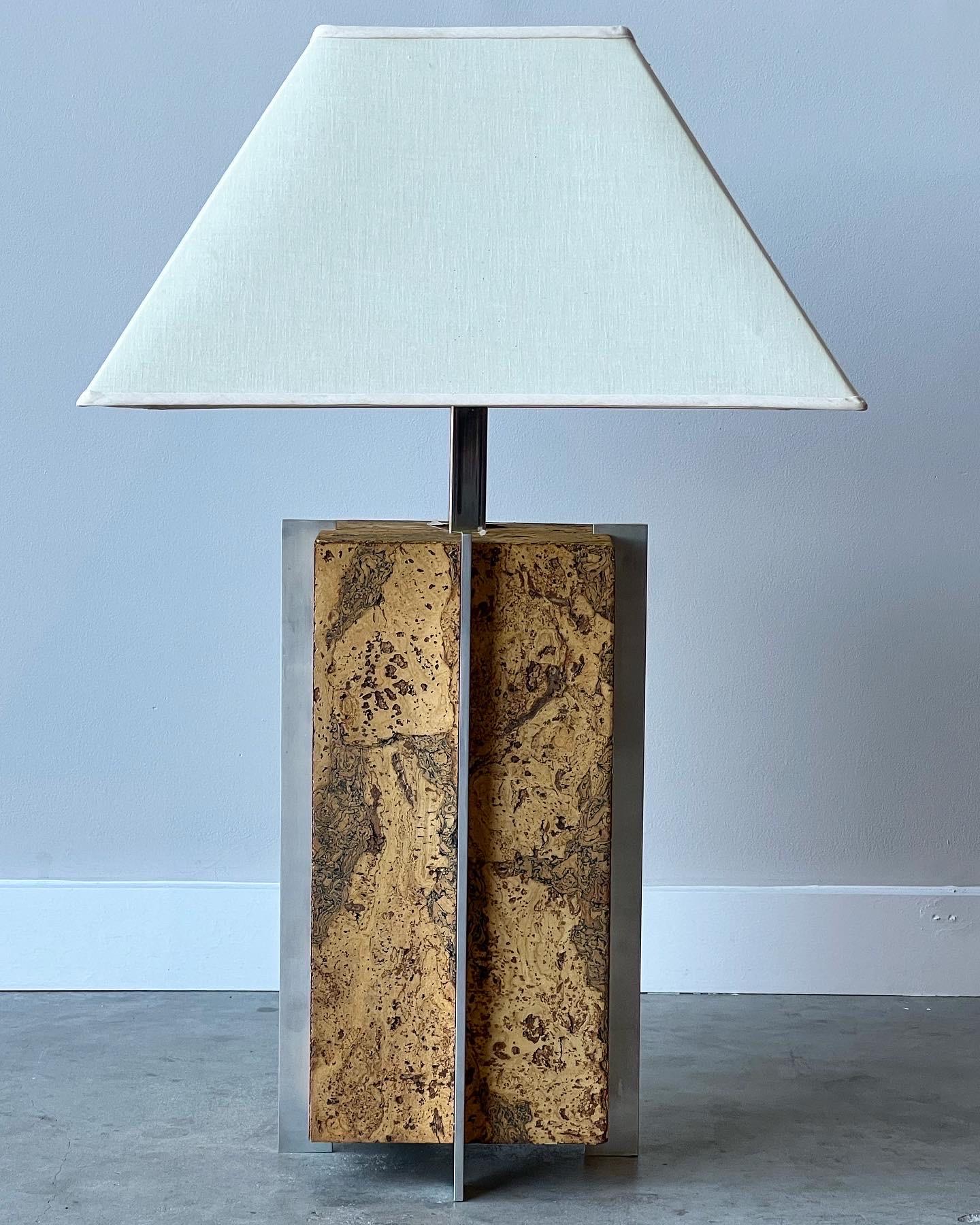 Mid-Century Modern Mid-Century Milo Baughman Style Lamp - Single For Sale