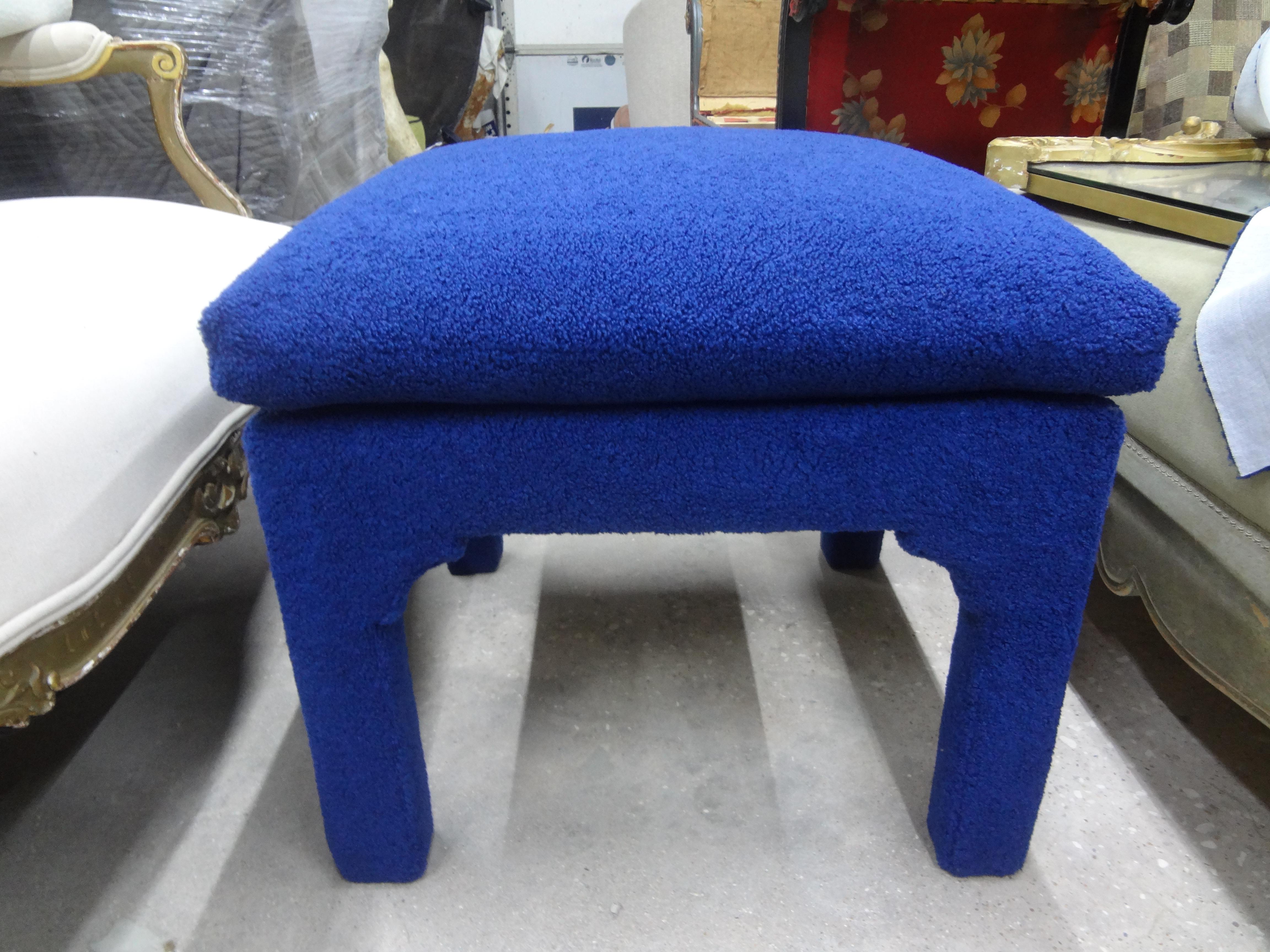 Midcentury Milo Baughman Style Parsons Ottoman For Sale 2