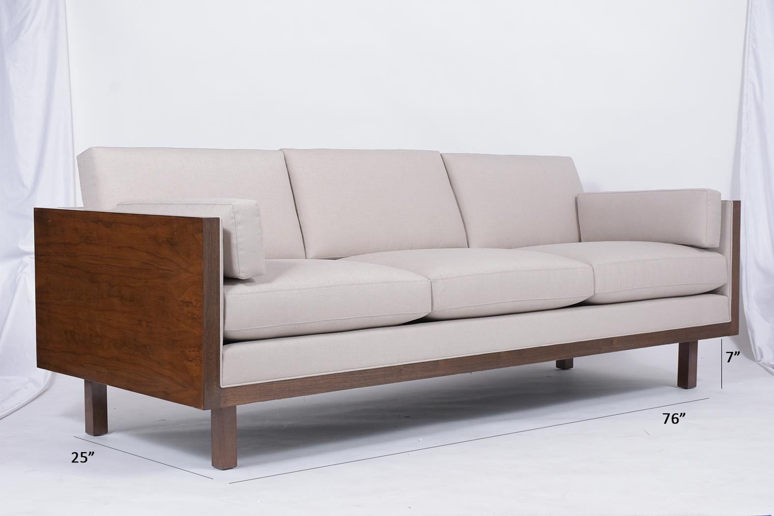 American Midcentury Milo Baughman Style Sofa