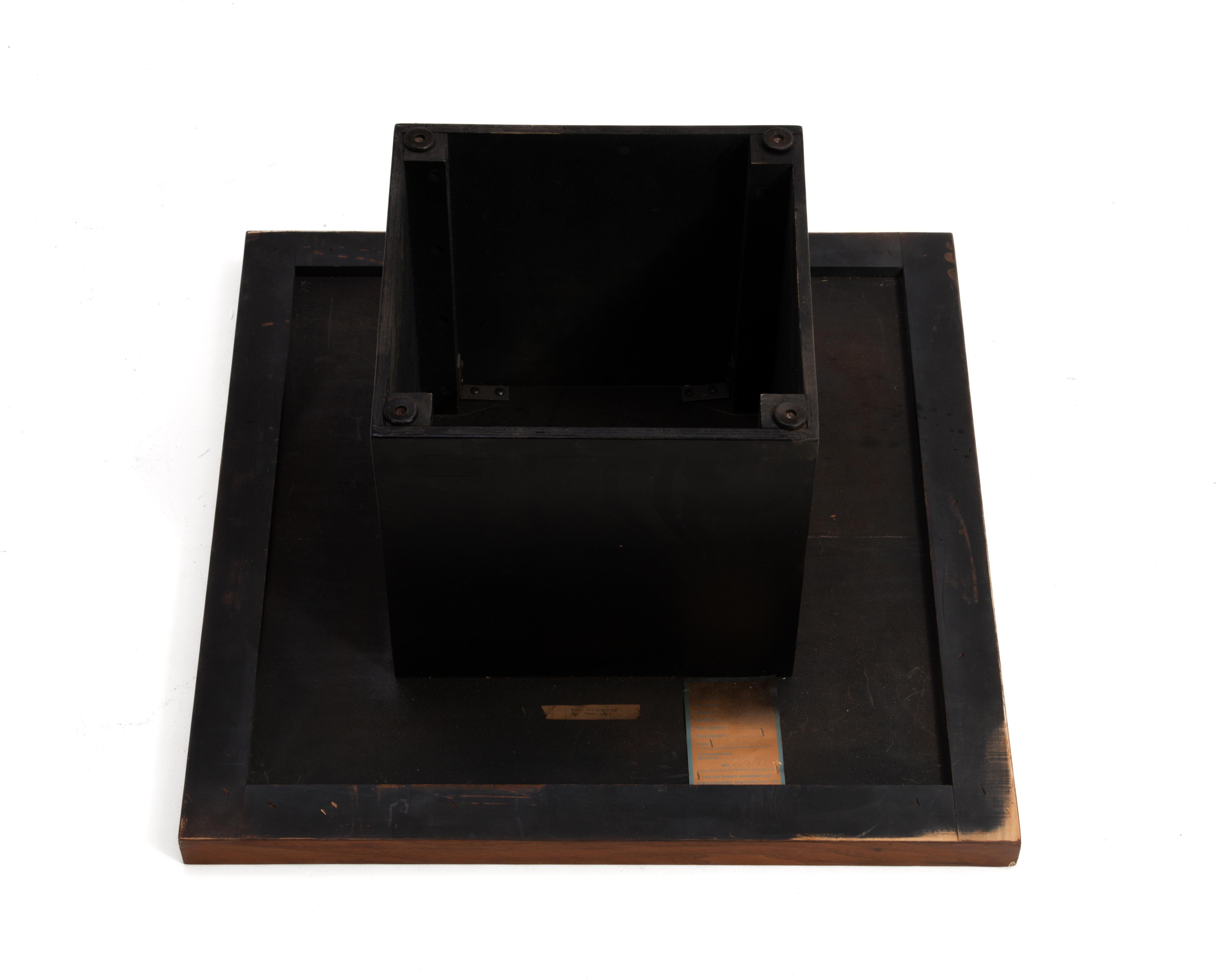 Mid Century Milo Baughman Thayer Coggin Walnut Coffee Table Square Unmarked 1950 For Sale 7