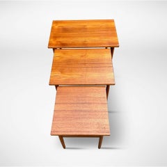 Mid-Century Mimi Set of Tables or Nesting Tables, Kai Kristiansen, Denmark, 1960