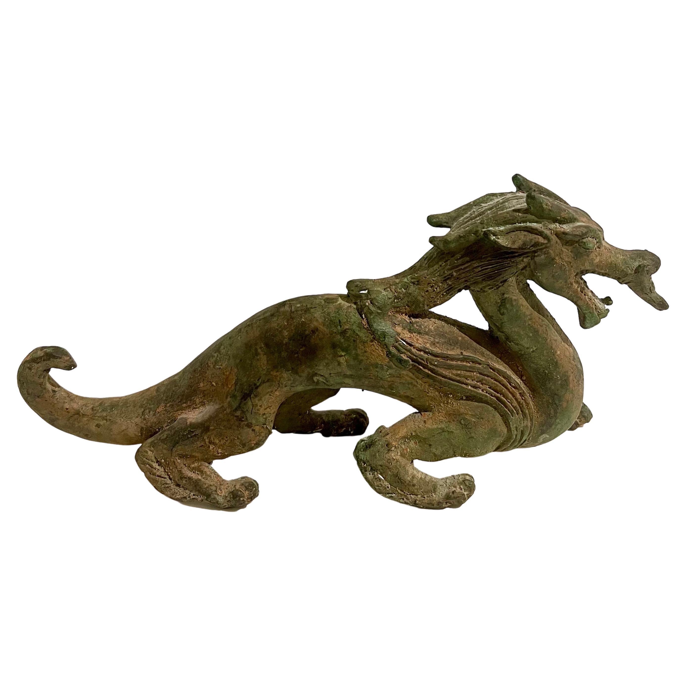 Midcentury Ming Dinasty Chinese Dragon Sculpture