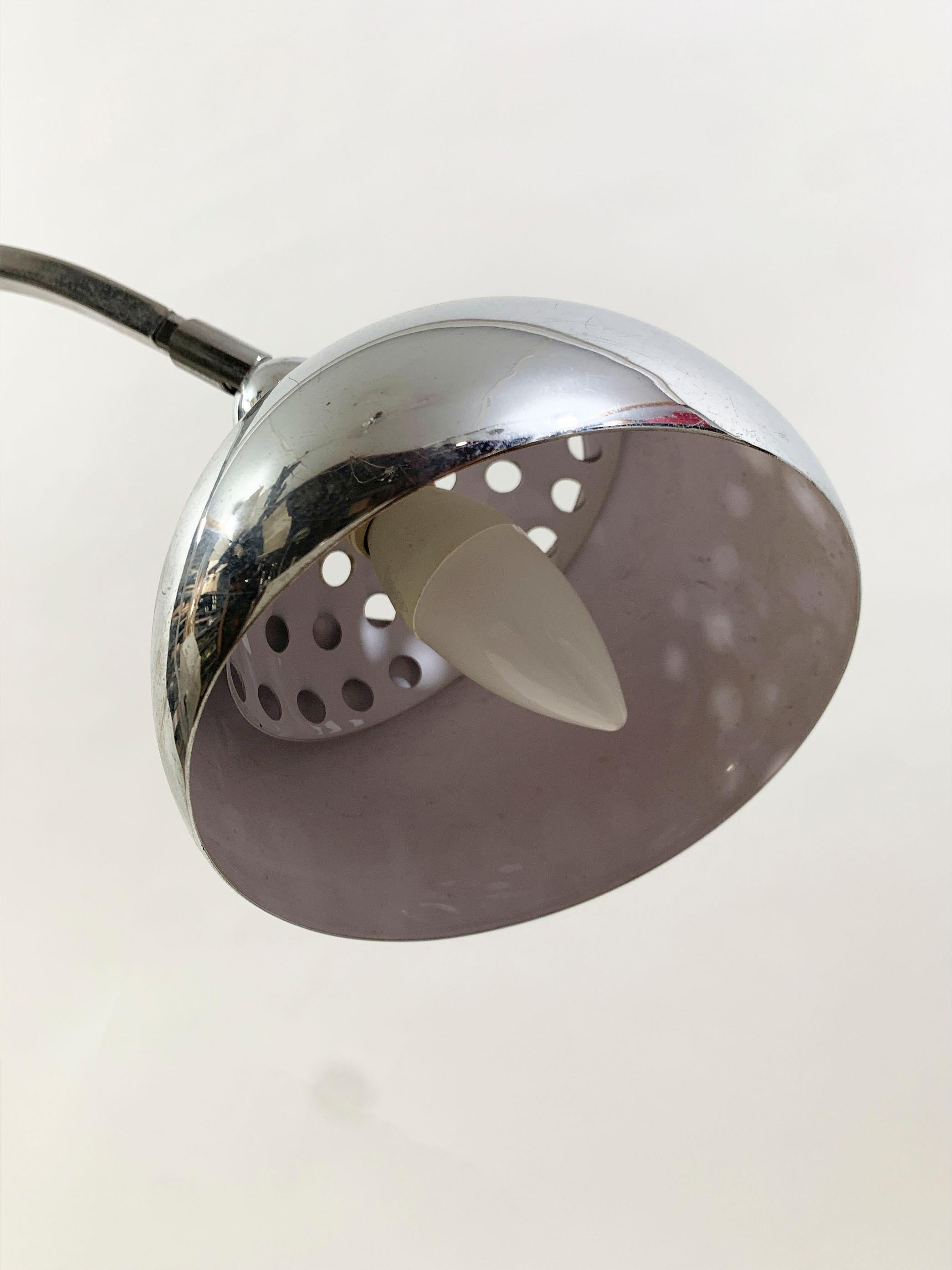 Mid Century Mini Arco Table Lamp in the style of Achille Castiglioni For Sale 2