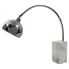 Mid Century Mini Arco Table Lamp in the style of Achille Castiglioni