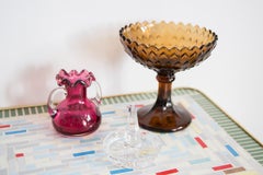 Mid Century Mini Small Pink Vase with Frill, Europe, 1960s