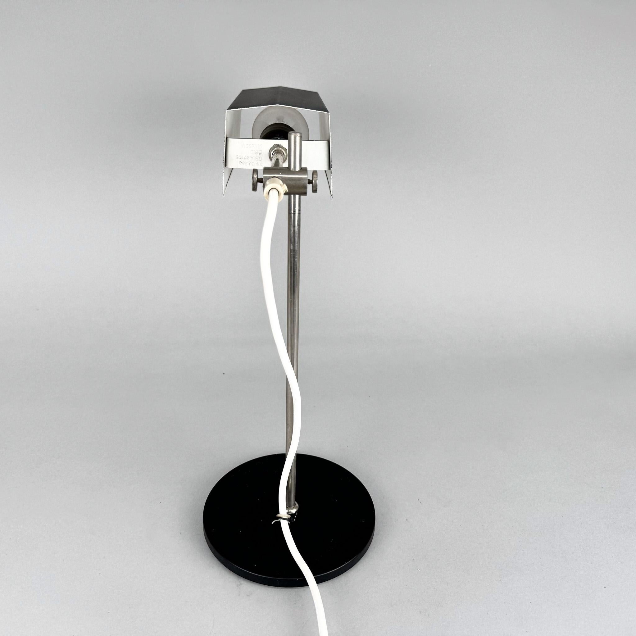 Mid-Century Minimalist Adjustable Table Lamp, Czechoslovakia For Sale 7