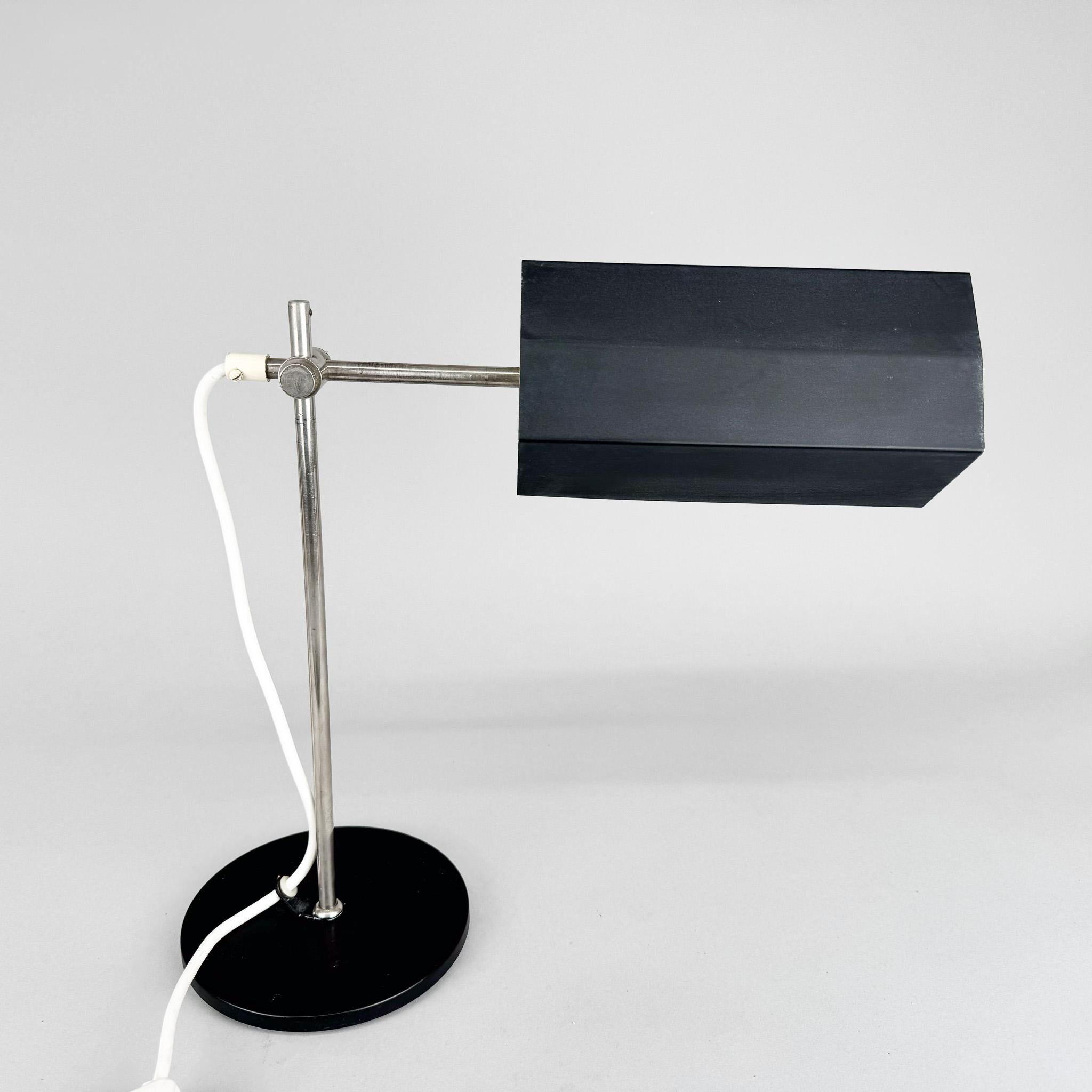 Mid-Century Minimalist Adjustable Table Lamp, Czechoslovakia For Sale 8