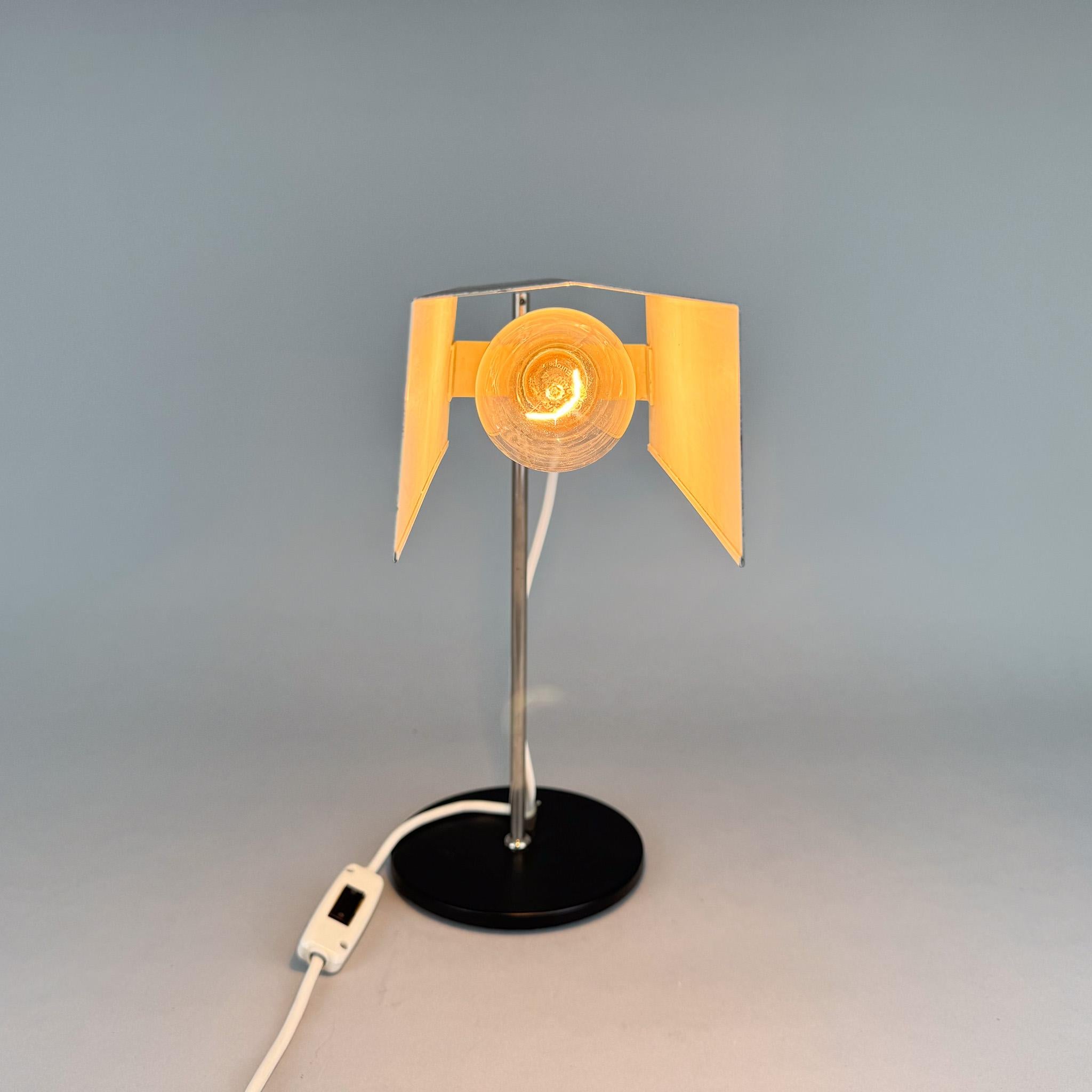 20th Century Mid-Century Minimalist Adjustable Table Lamp, Czechoslovakia For Sale