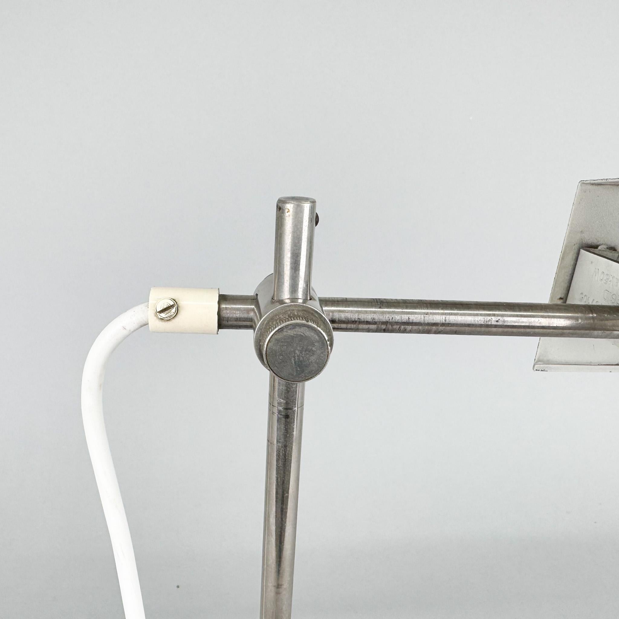 Mid-Century Minimalist Adjustable Table Lamp, Czechoslovakia For Sale 3